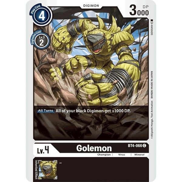 Image for Golemon (BT4-066 C) (BT04) - Digimon Card Game