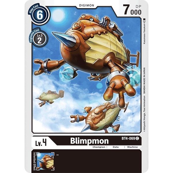 Image for Blimpmon (BT4-069 C) (BT04) - Digimon Card Game