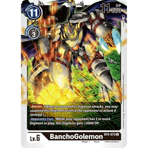 Image for BanchoGolemon (BT4-073 U) (BT04) - Digimon Card Game