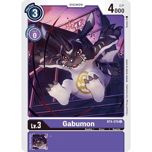 Image for Gabumon (BT4-076 C) (BT04) - Digimon Card Game