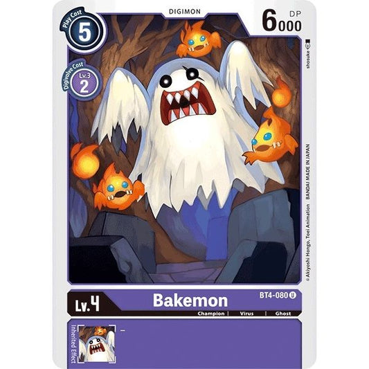Image for Bakemon (BT4-080 U) (BT04) - Digimon Card Game