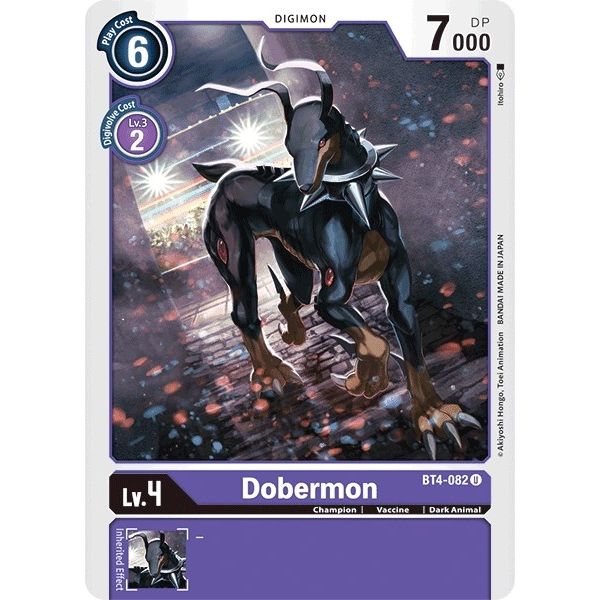 Image for Dobermon (BT4-082 U) (BT04) - Digimon Card Game