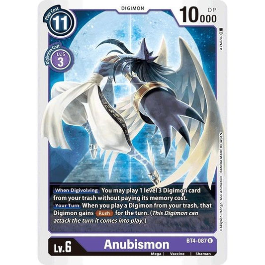 Image for Anubismon (BT4-087 U) (BT04) - Digimon Card Game