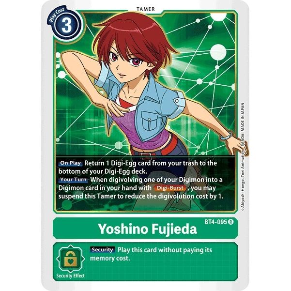 Image for Yoshino Fujieda (BT4-095 R) (BT04) - Digimon Card Game