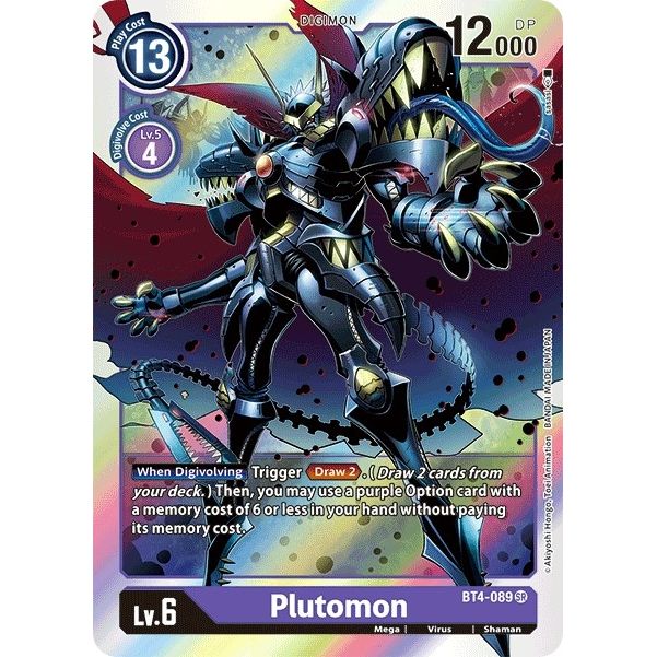 Image for Plutomon (BT4-089 SR) (BT04) - Digimon Card Game
