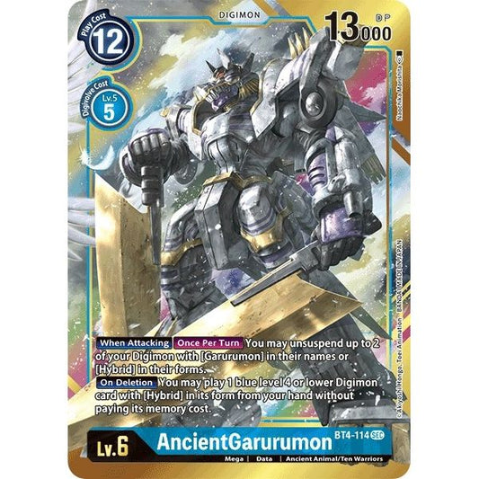Image for AncientGarurumon (Alternate Art) (BT4-114 SEC) (BT04) - Digimon Card Game