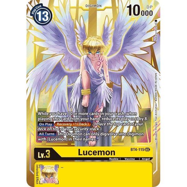 Image for Lucemon (BT4-115 SEC) (BT04) - Digimon Card Game