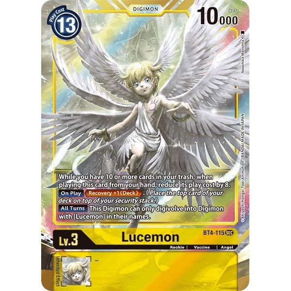 Image for Lucemon (Alternate Art) (BT4-115 SEC) (BT04) - Digimon Card Game