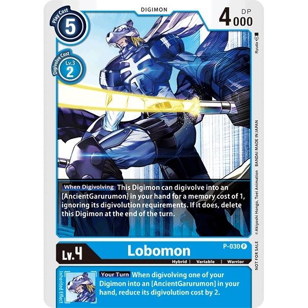 Image for Lobomon - P-030 (P-030 P) (D-PR) - Digimon Card Game