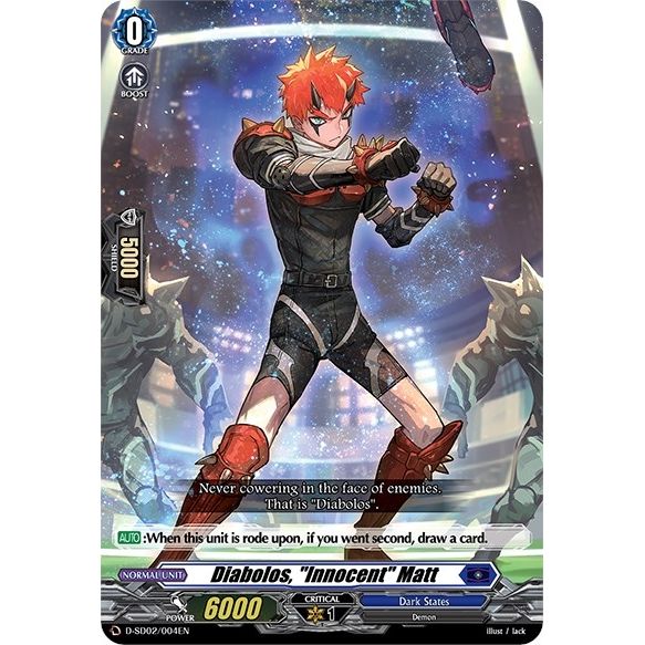 Image for Diabolos, "Innocent" Matt (D-SD02/004EN) (D-SD02) - Cardfight Vanguard