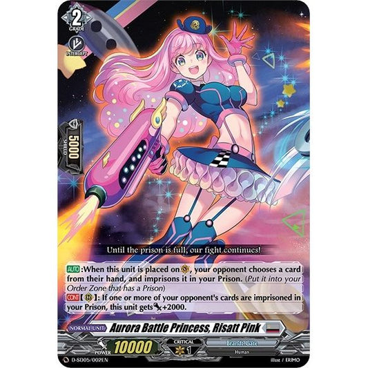 Image for Aurora Battle Princess, Risatt Pink (D-SD05/002EN) (D-SD05) - Cardfight Vanguard