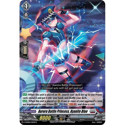 Image for Aurora Battle Princess, Kyanite Blue (D-SD05/003EN) (D-SD05) - Cardfight Vanguard