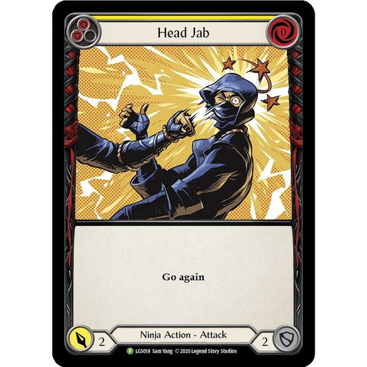 Image for Head Jab (Yellow) - LGS018 (LGS018) (PR) - Flesh and Blood TCG