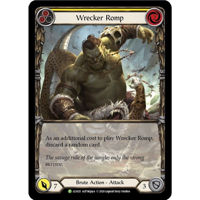 Image for Wrecker Romp (Yellow) - LGS021 (LGS021) (PR) - Flesh and Blood TCG