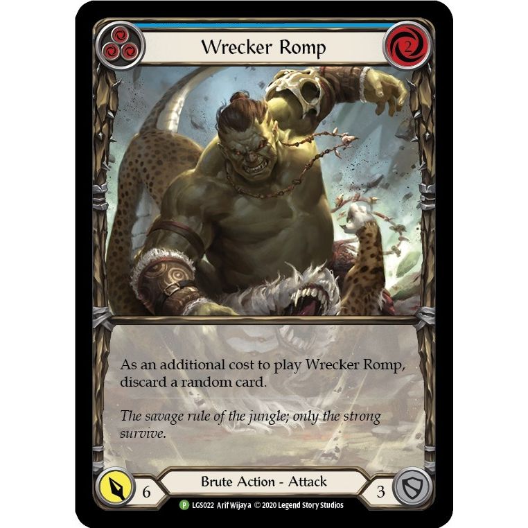 Image for Wrecker Romp (Blue) - LGS022 (LGS022) (PR) - Flesh and Blood TCG