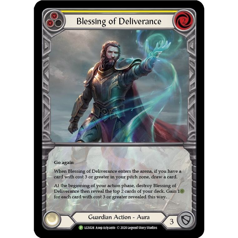 Image for Blessing of Deliverance (Yellow) - LGS024 (LGS024) (PR) - Flesh and Blood TCG
