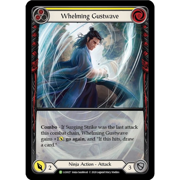Image for Whelming Gustwave (Yellow) - LGS027 (LGS027) (PR) - Flesh and Blood TCG