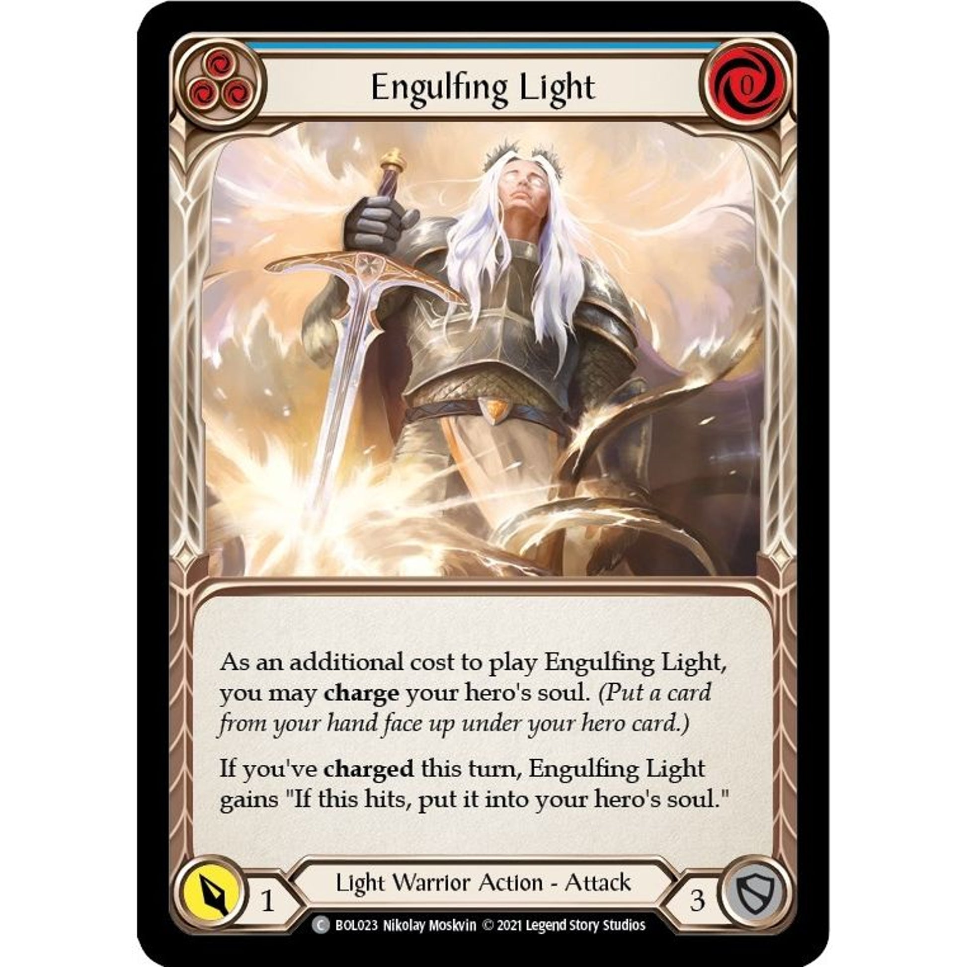 Image for Engulfing Light (Blue) (BOL023) (BOL) - Flesh and Blood TCG