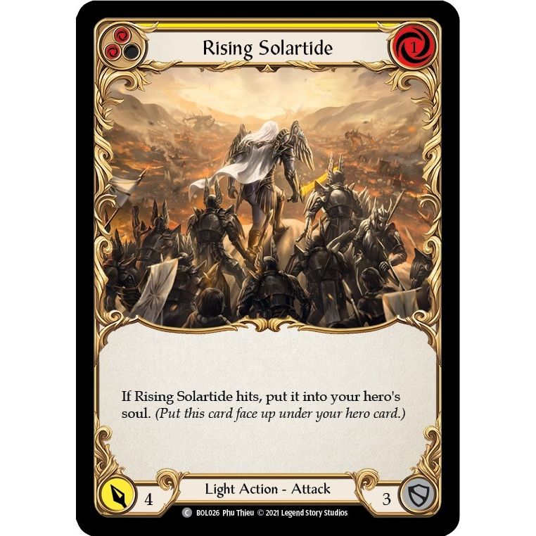 Image for Rising Solartide (Yellow) (BOL026) (BOL) - Flesh and Blood TCG