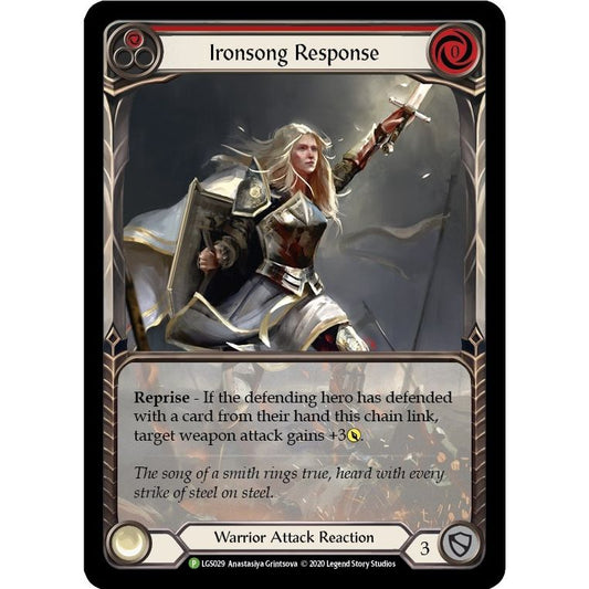 Image for Ironsong Response (Red) - LGS029 (LGS029) (PR) - Flesh and Blood TCG