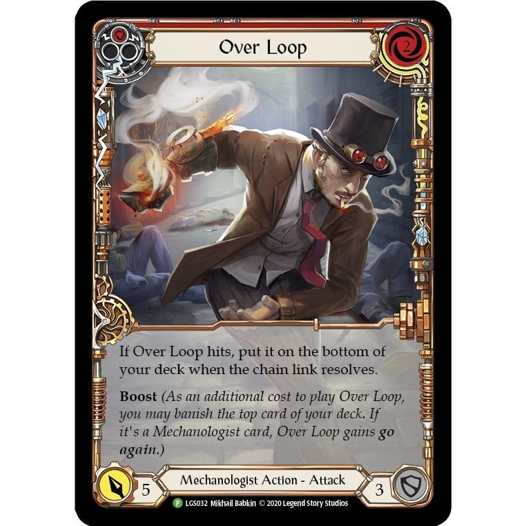 Image for Over Loop (Red) - LGS032 (LGS032) (PR) - Flesh and Blood TCG