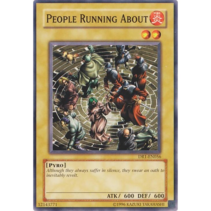 Image for People Running About (DR1-EN056) (DR1) - YuGiOh