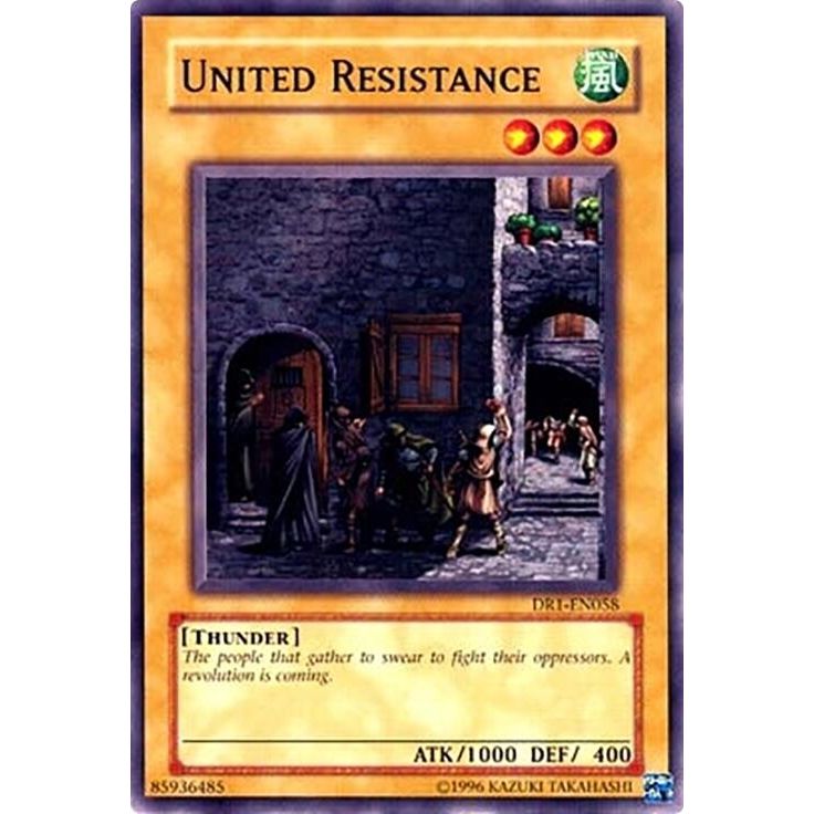Image for United Resistance (DR1-EN058) (DR1) - YuGiOh