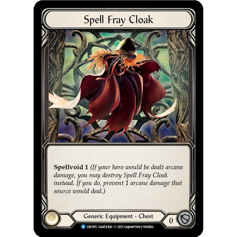 Image for Spell Fray Cloak (LEV005) (LEV) - Flesh and Blood TCG