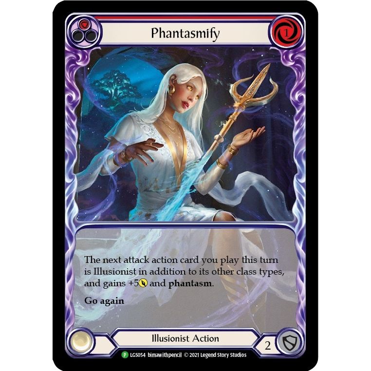Image for Phantasmify (Red) (Extended Art) - LGS054 (LGS054) (PR) - Flesh and Blood TCG