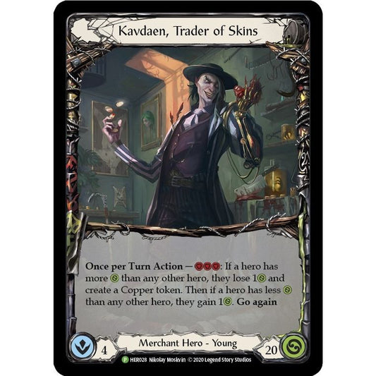 Image for Kavdaen, Trader of Skins - HER028 (HER028) (PR) - Flesh and Blood TCG