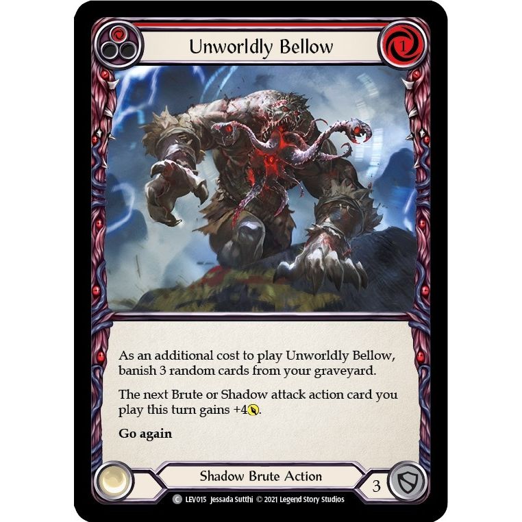 Image for Unworldly Bellow (Red) (LEV015) (LEV) - Flesh and Blood TCG