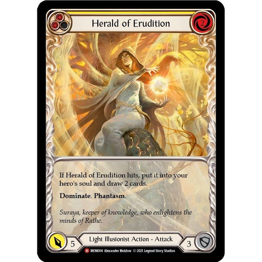 Image for Herald of Erudition (Extended Art) (MON004) (MON) - Flesh and Blood TCG