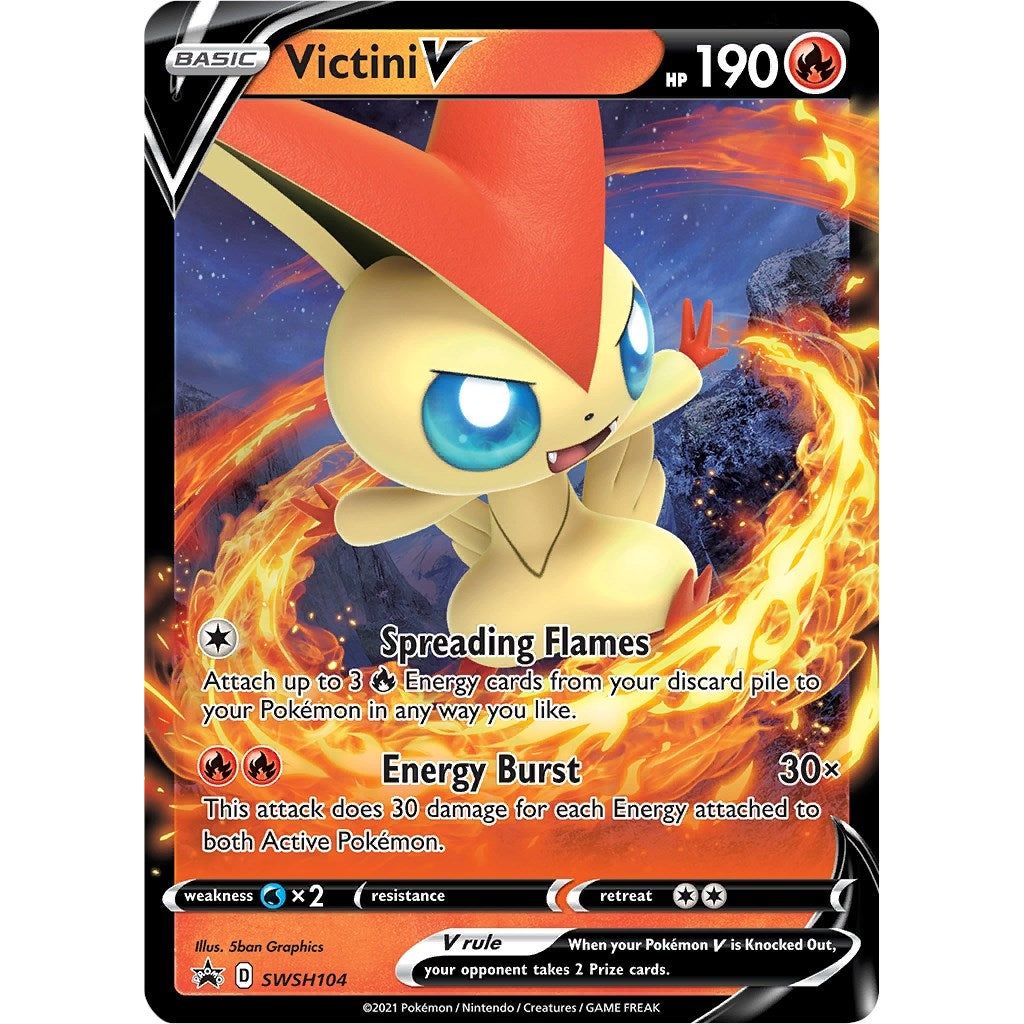Image for Victini V - SWSH104 (SWSH104) (SWSD) - Pokemon