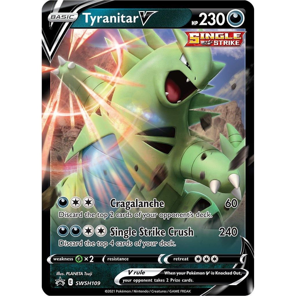 Image for Tyranitar V - SWSH109 (SWSH109) (SWSD) - Pokemon