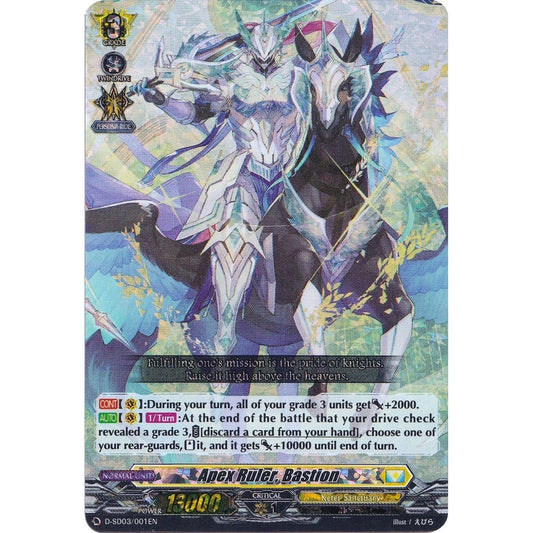 Image for Apex Ruler, Bastion (RRR Foil) (D-SD03/001EN) (D-SD03) - Cardfight Vanguard