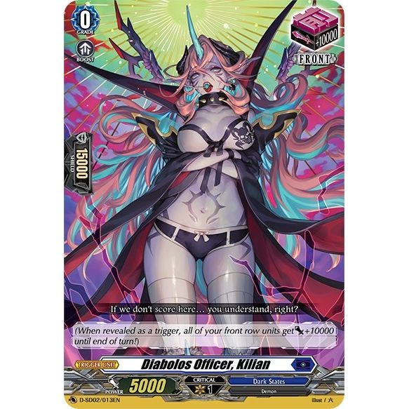 Image for Diabolos Officer, Kilian (D-SD02/013EN) (D-SD02) - Cardfight Vanguard
