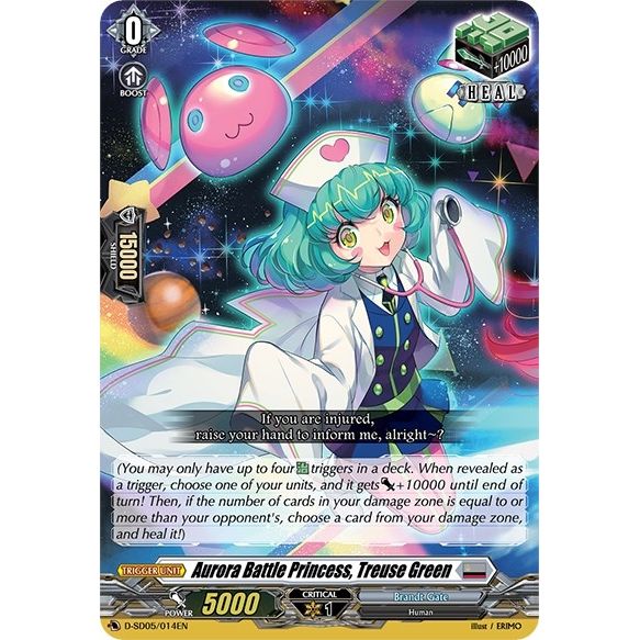 Image for Aurora Battle Princess, Treuse Green (D-SD05/014EN) (D-SD05) - Cardfight Vanguard