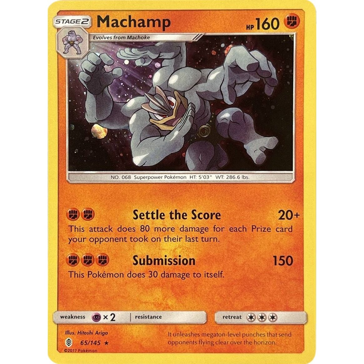 Image for Machamp - 65/145 (Cosmos Holo) (065/145) (BLE) - Pokemon
