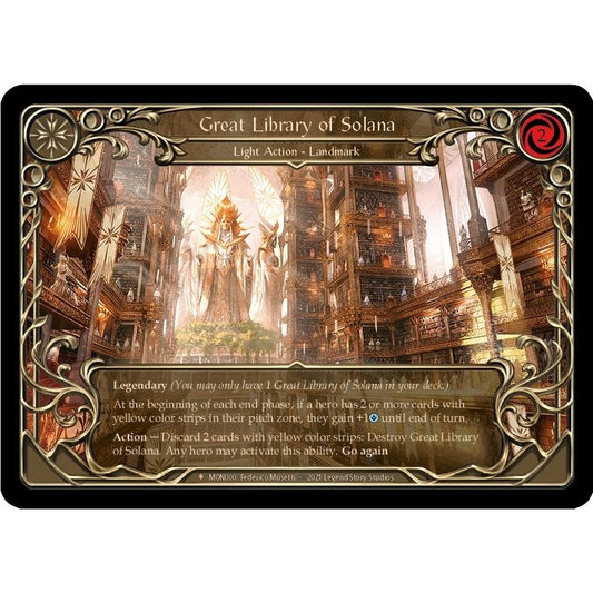 Image for Great Library of Solana (MON000) (MON) - Flesh and Blood TCG