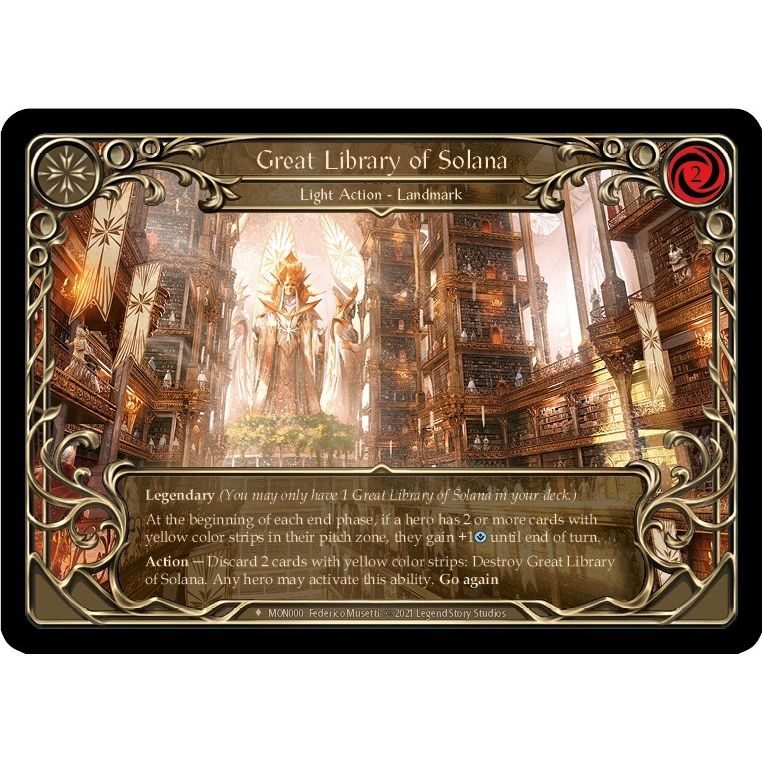 Image for Great Library of Solana (MON000) (MON) - Flesh and Blood TCG