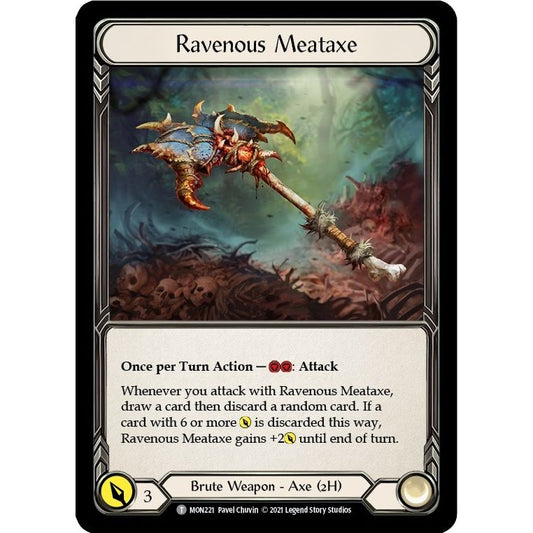 Image for Ravenous Meataxe // Soul Shackle (MON221 // MON186) (MON) - Flesh and Blood TCG