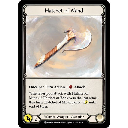 Image for Hatchet of Mind // Spectral Shield (MON106 // MON104) (MON) - Flesh and Blood TCG