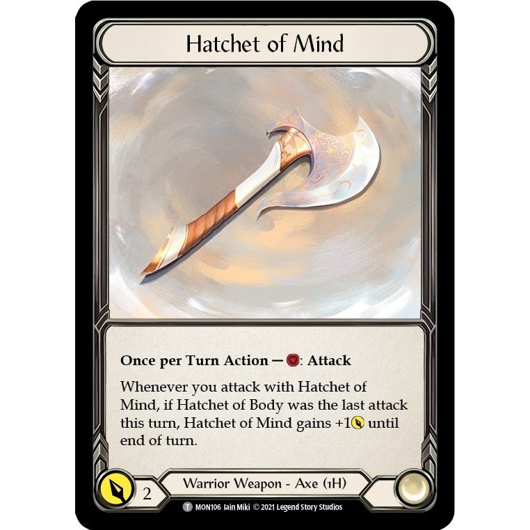 Image for Hatchet of Mind // Spectral Shield (MON106 // MON104) (MON) - Flesh and Blood TCG