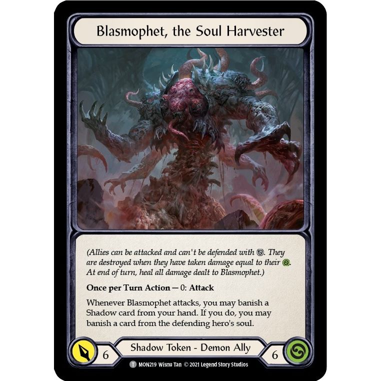 Image for Blasmophet, the Soul Harvester // Ursur, the Soul Reaper (MON219 / MON220) (MON) - Flesh and Blood TCG