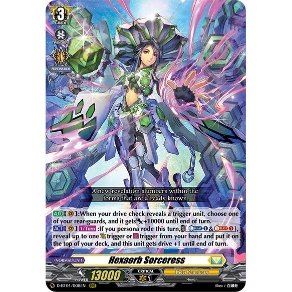 Image for Hexaorb Sorceress (D-BT01/008EN) (D-BT01) - Cardfight Vanguard