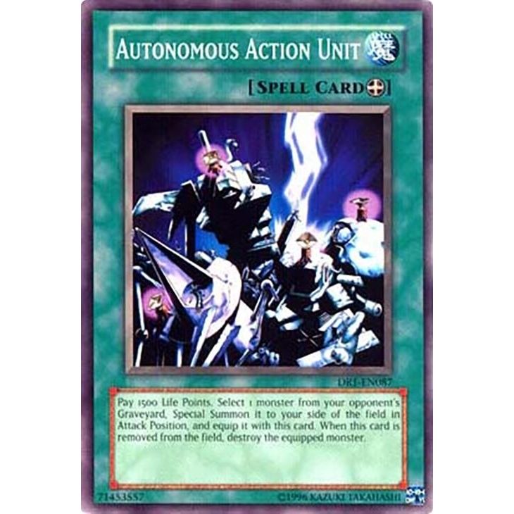 Image for Autonomous Action Unit (DR1-EN087) (DR1) - YuGiOh