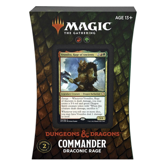 Image for Adventures in the Forgotten Realms - Draconic Rage Commander Deck - Magic: The Gathering