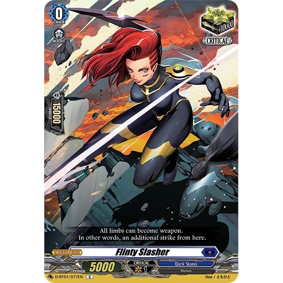 Image for Flinty Slasher (D-BT01/077EN) (D-BT01) - Cardfight Vanguard