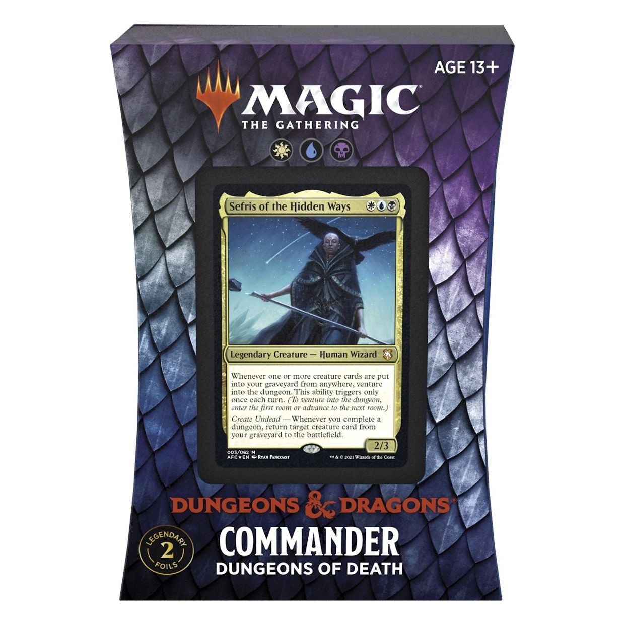 Image for Adventures in the Forgotten Realms - Dungeons of Death Commander Deck - Magic: The Gathering