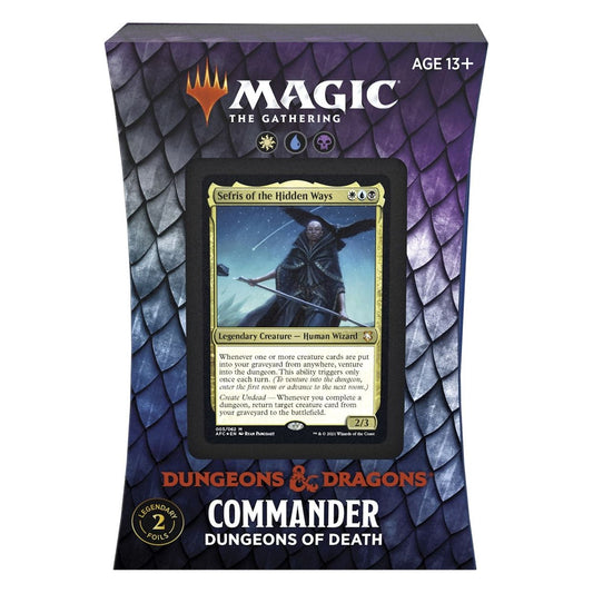 Image for Adventures in the Forgotten Realms - Dungeons of Death Commander Deck - Magic: The Gathering